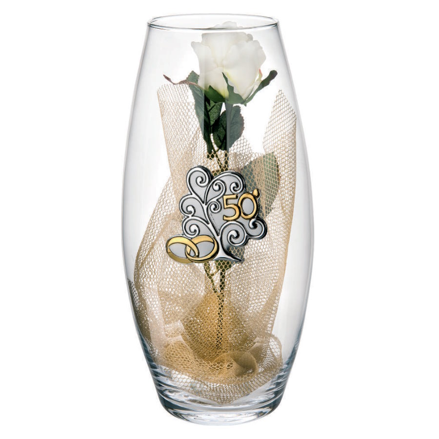 BONGELLI VASO AMARILIS ANNIVERSARIO H37 cod. CR245 3 50