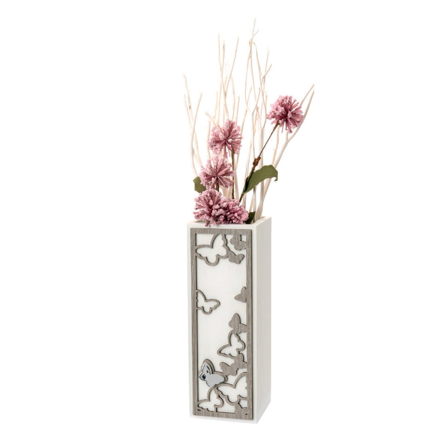 BONGELLI VASO FARFALLE H 30 ROVERE cod. ME1407 RO