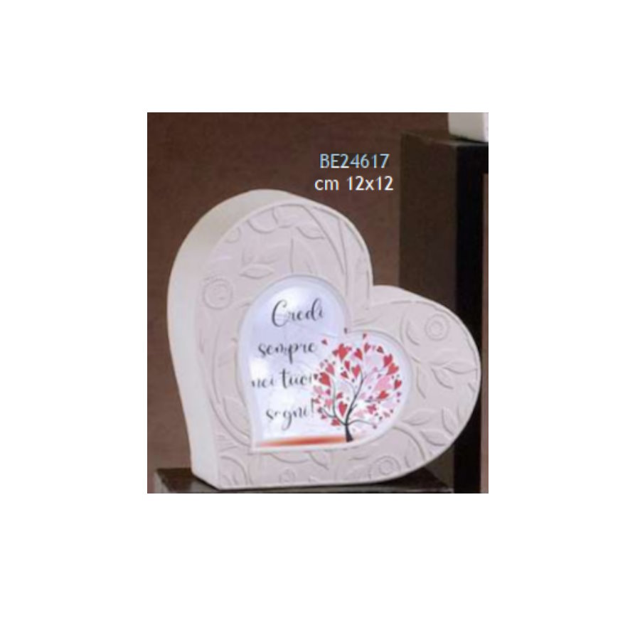 DOLCICOSE ASIA LAMPADA CUORE 12X11 ALBERO CUORI cod. BE24617