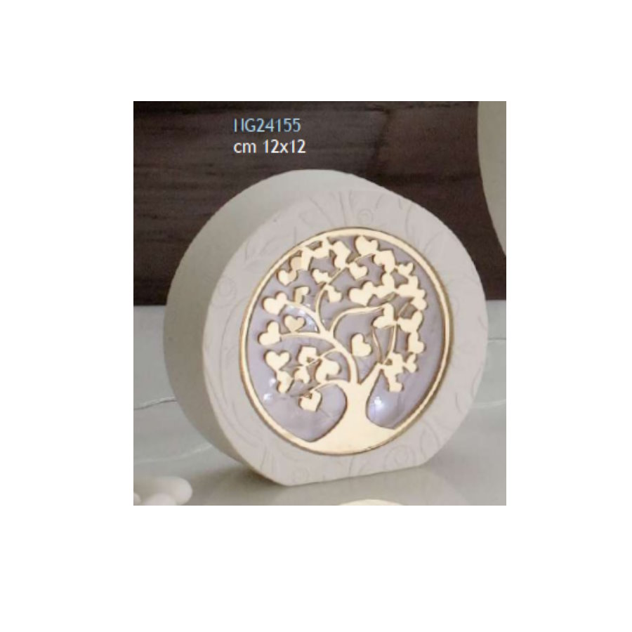 DOLCICOSE EL DORADO LAMPADA ALBERO ORO 12X12CM cod. NG24155