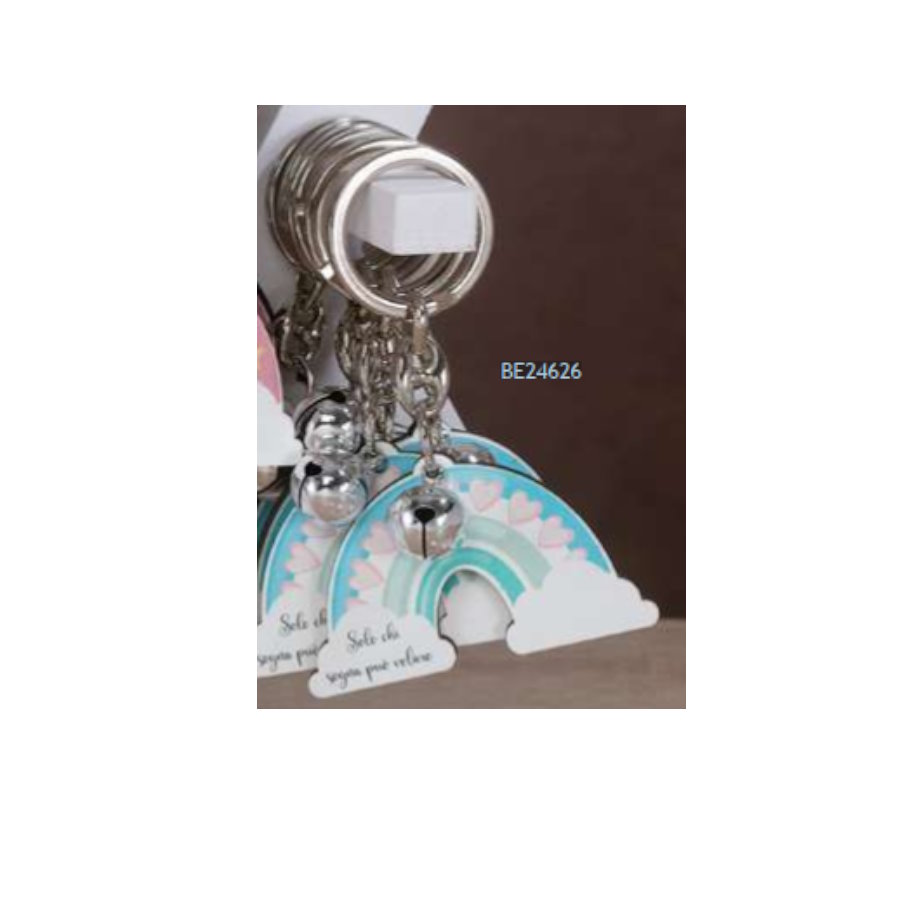 DOLCICOSE EMILY PORTA CHIAVI ARCOBALENO CUORI cod. BE24626