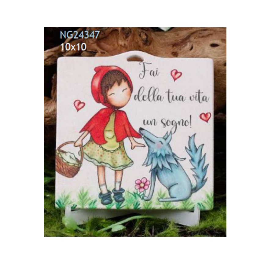 DOLCICOSE FAVOLA CAPPUCCETTO MATTONELLA 10X10 cod. NG24347