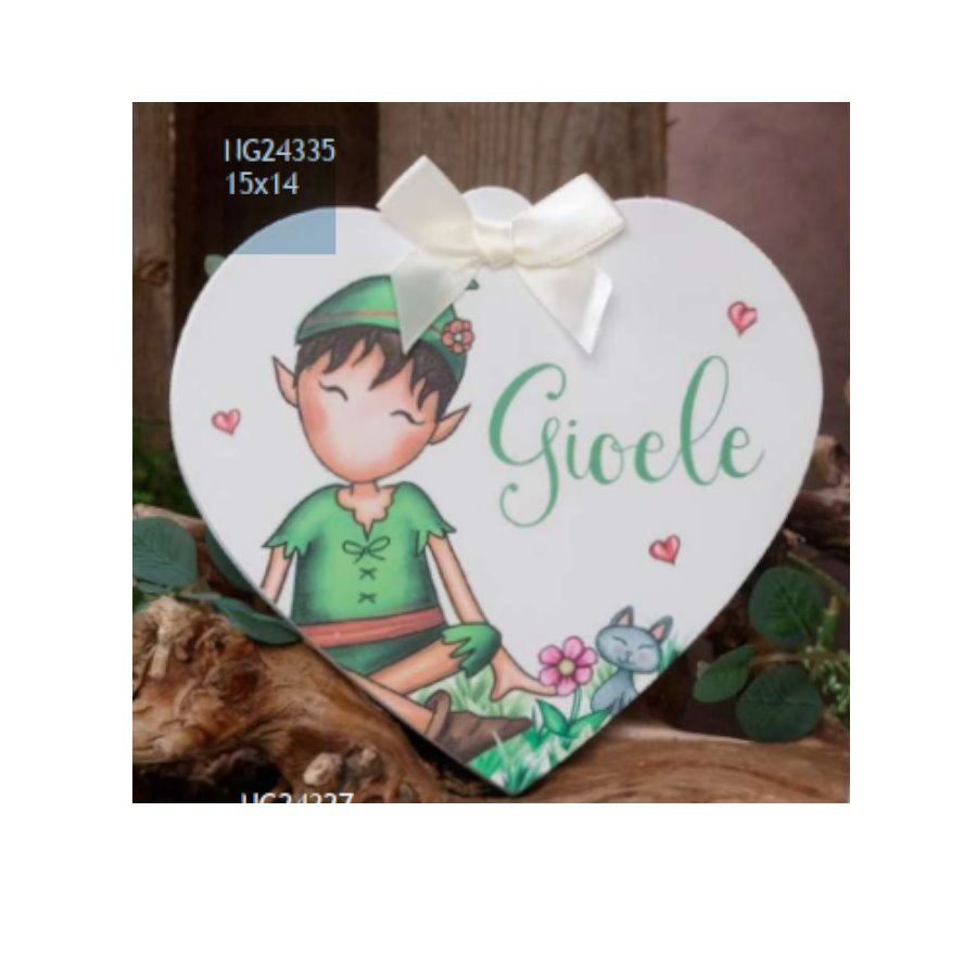 DOLCICOSE FAVOLA FOLLETTO CUORE BIANCO 15X14 cod. NG24335