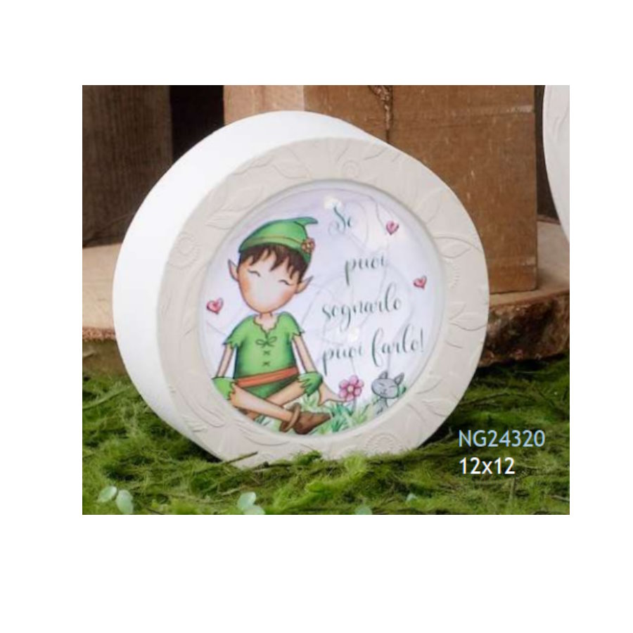 DOLCICOSE FAVOLA FOLLETTO LAMPADA TONDA 12X12 cod. NG24320