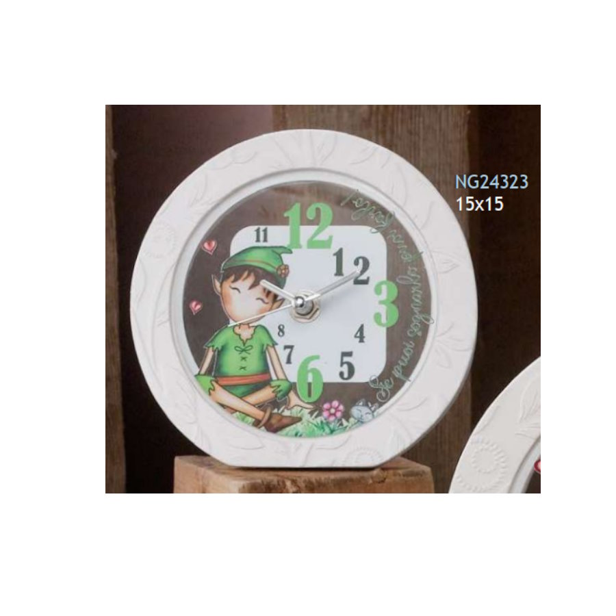 DOLCICOSE FAVOLA FOLLETTO OROLOGIO 15X15 cod. NG24323