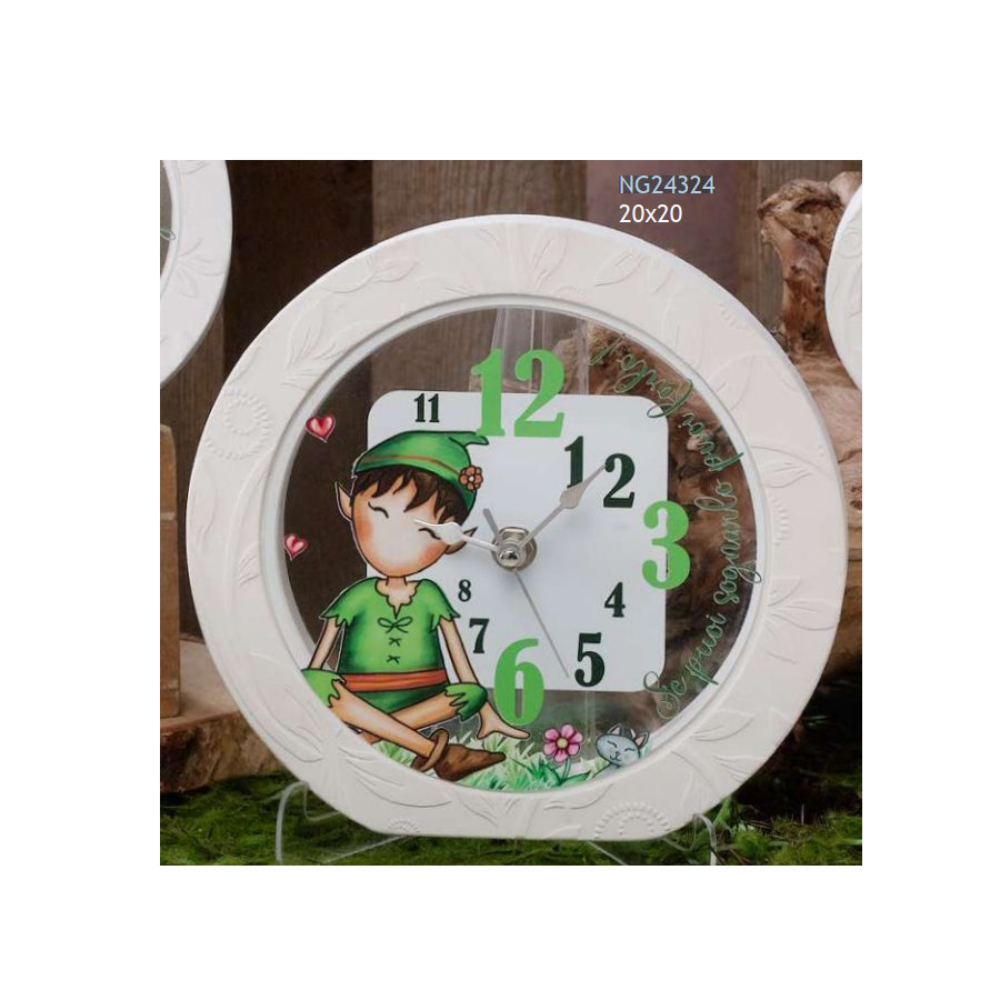 DOLCICOSE FAVOLA FOLLETTO OROLOGIO 20X20 cod. NG24324