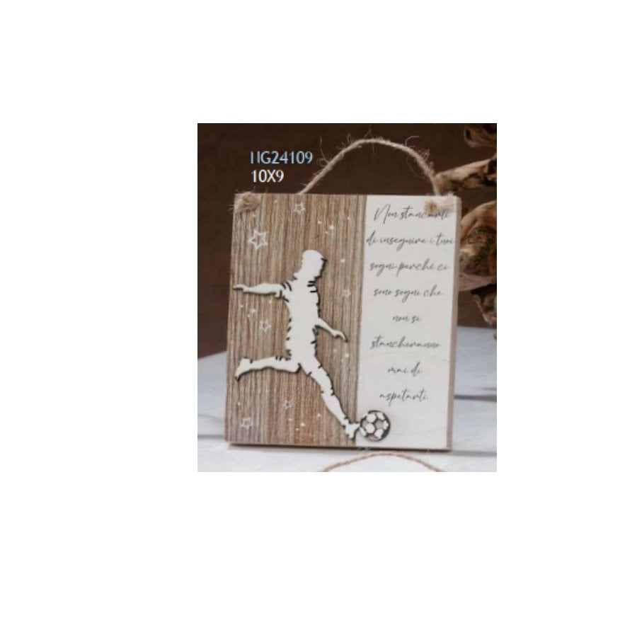 DOLCICOSE GREEN QUADRETTO 10X9 CM CALCIATORE cod. NG24109
