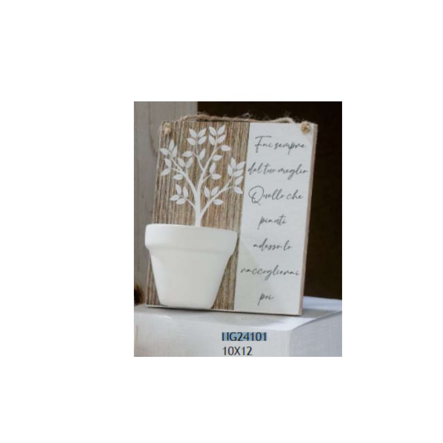 DOLCICOSE GREEN QUADRETTO CON VASO KIT FIORITURA cod. NG24101