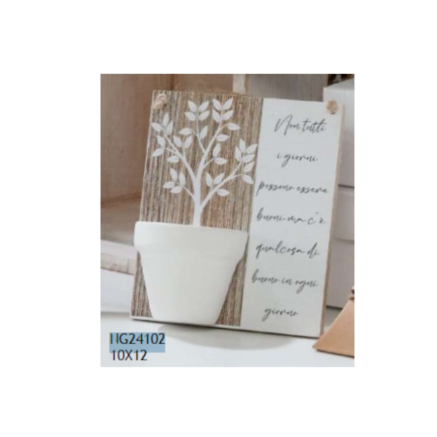 DOLCICOSE GREEN QUADRETTO CON VASO KIT FIORITURA cod. NG24102