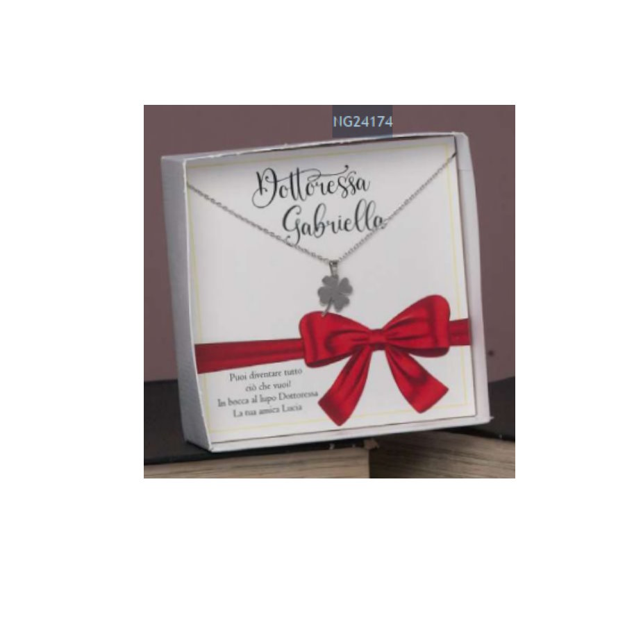 DOLCICOSE JEWEL COLLANA QUADRIFOGLIO cod. NG24174