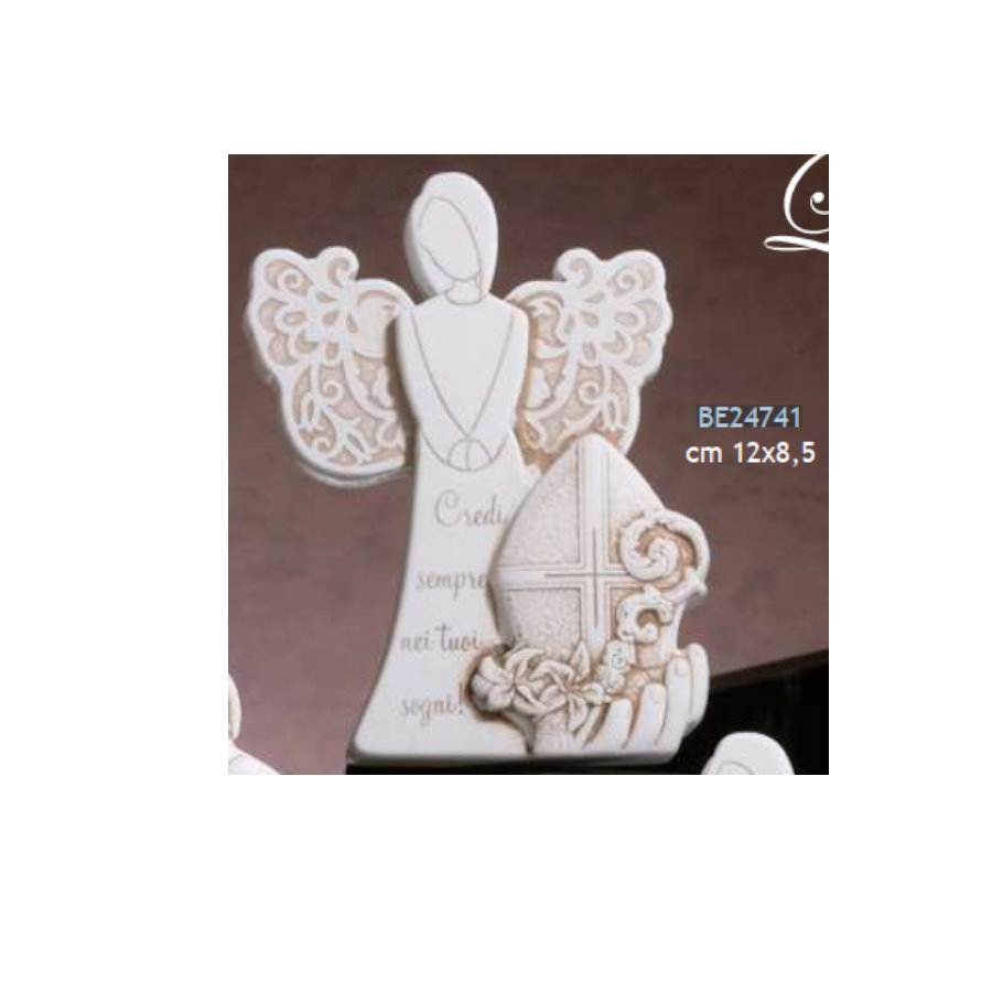 DOLCICOSE LAYLA BASSORILIEVO ANGELO 12X8.5 CRESIMA cod. BE24741