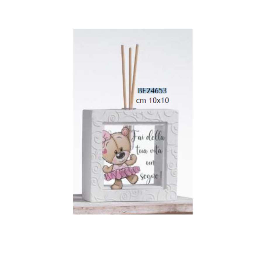 DOLCICOSE MUSA DIFFUSORE QUADRO PEXIGLASS TRASPARENTE 10X10 cod. BE24653