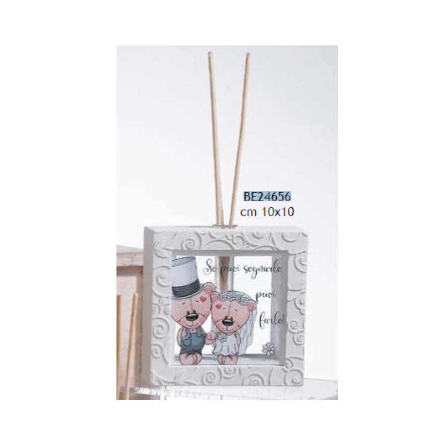 DOLCICOSE MUSA DIFFUSORE QUADRO PEXIGLASS TRASPARENTE 10X10 cod. BE24656