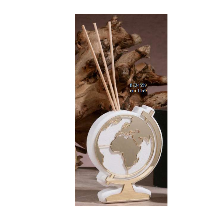 DOLCICOSE ORO DIFFUSORE ORO 11X9 MAPPAMONDO cod. BE24559
