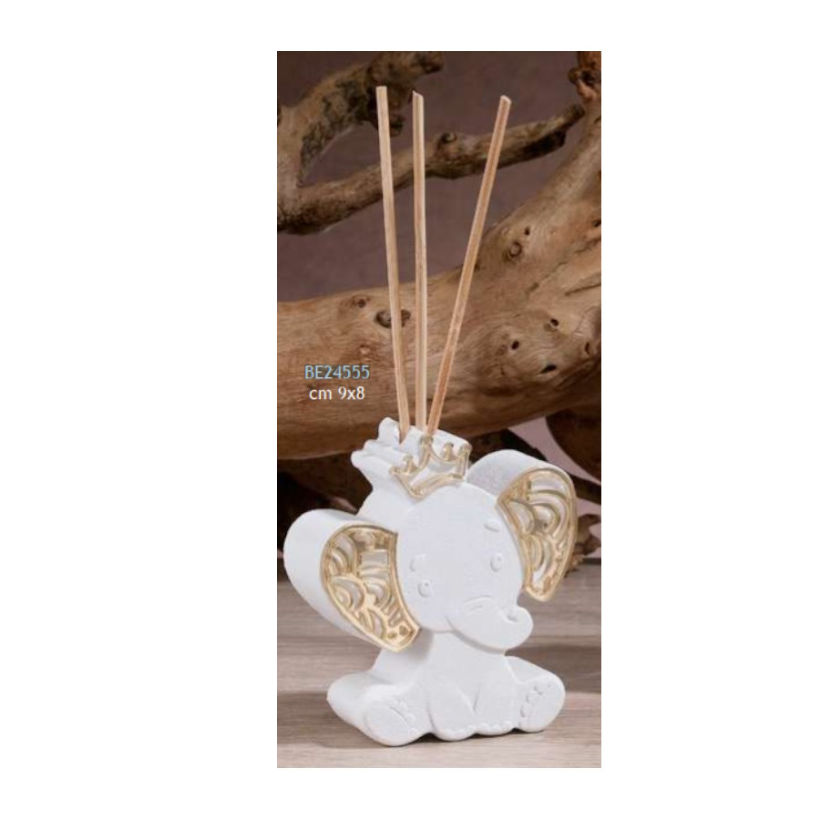 DOLCICOSE ORO DIFFUSORE ORO 9X8 ELEFANTE cod. BE24555