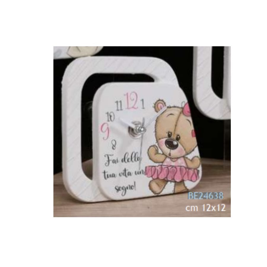 DOLCICOSE RAYA OROLOGIO 12X12 ORSETTO FEMMINA cod. BE24638