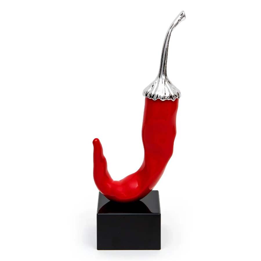 Sequenze Peperoncino rosso e argento h. 37 cod. PP0301 2