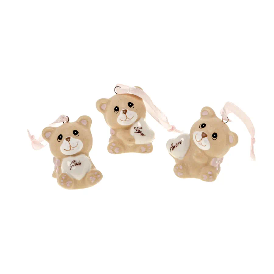 Etm Barty orso rosa cm.4 pvc scatola cod. 03A031