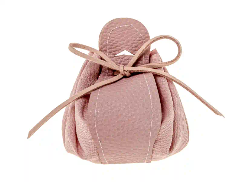 Etm Borsetta porta confetti rosa antico cm.9 C2720