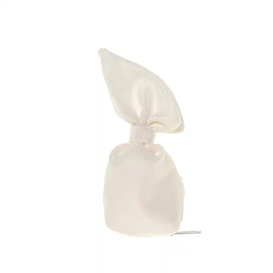 Etm Due punte sacchetto porta confetti cm.13 crema cod. C2702