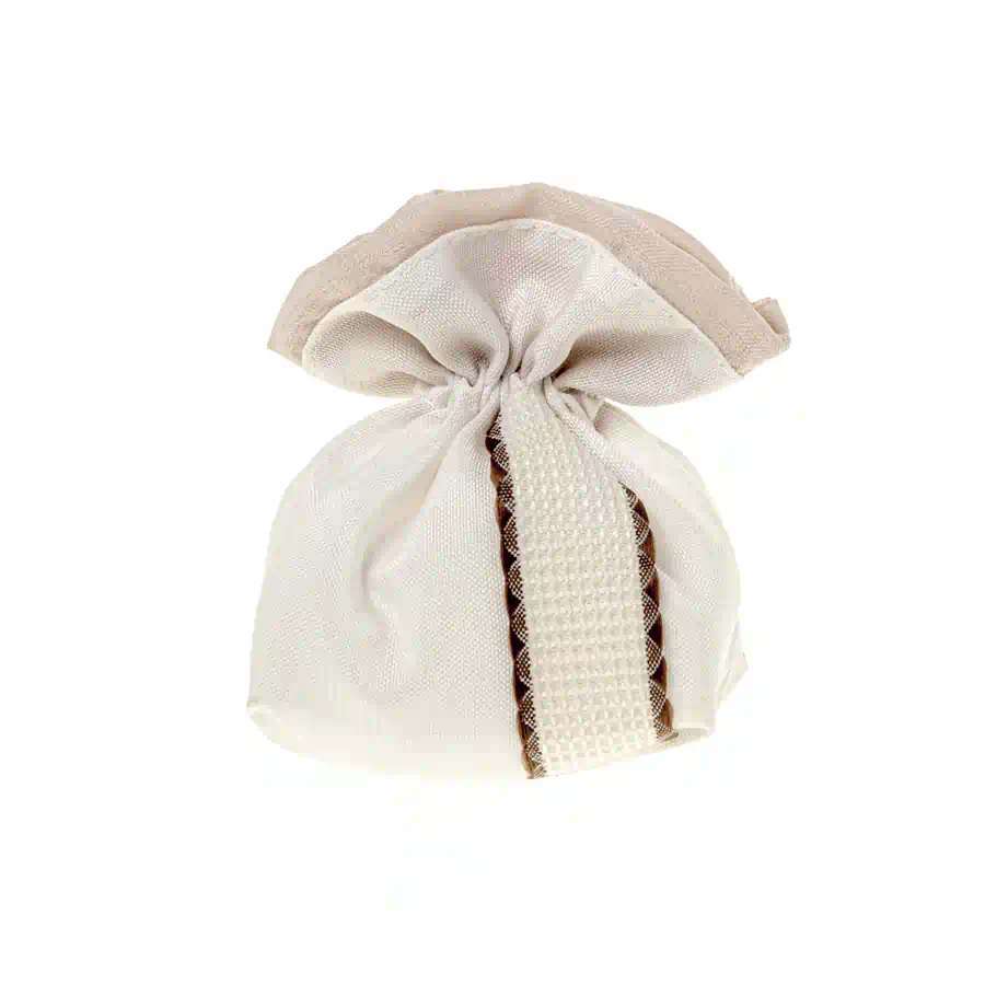 Etm Fascia sacchetto porta confetti bianco C2689