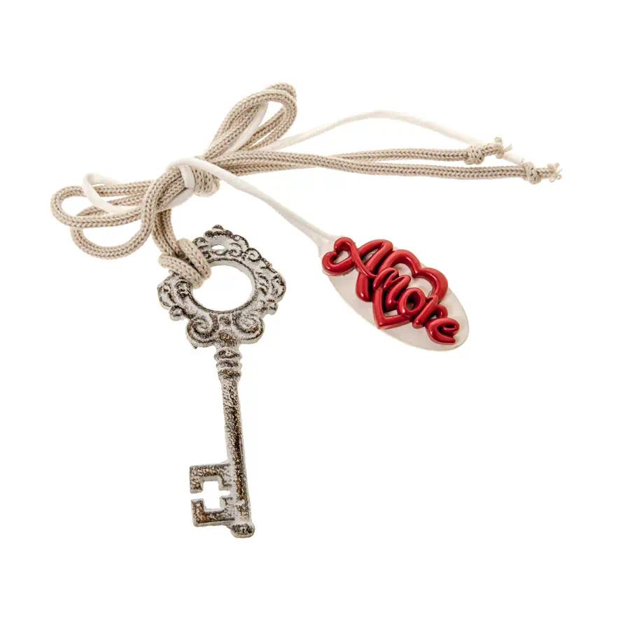Etm Key la chiave del cuore con scritta amore cod. 12A101