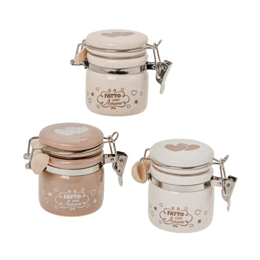 ETM Stella barattolo in ceramica Fatto con Amore 02A175