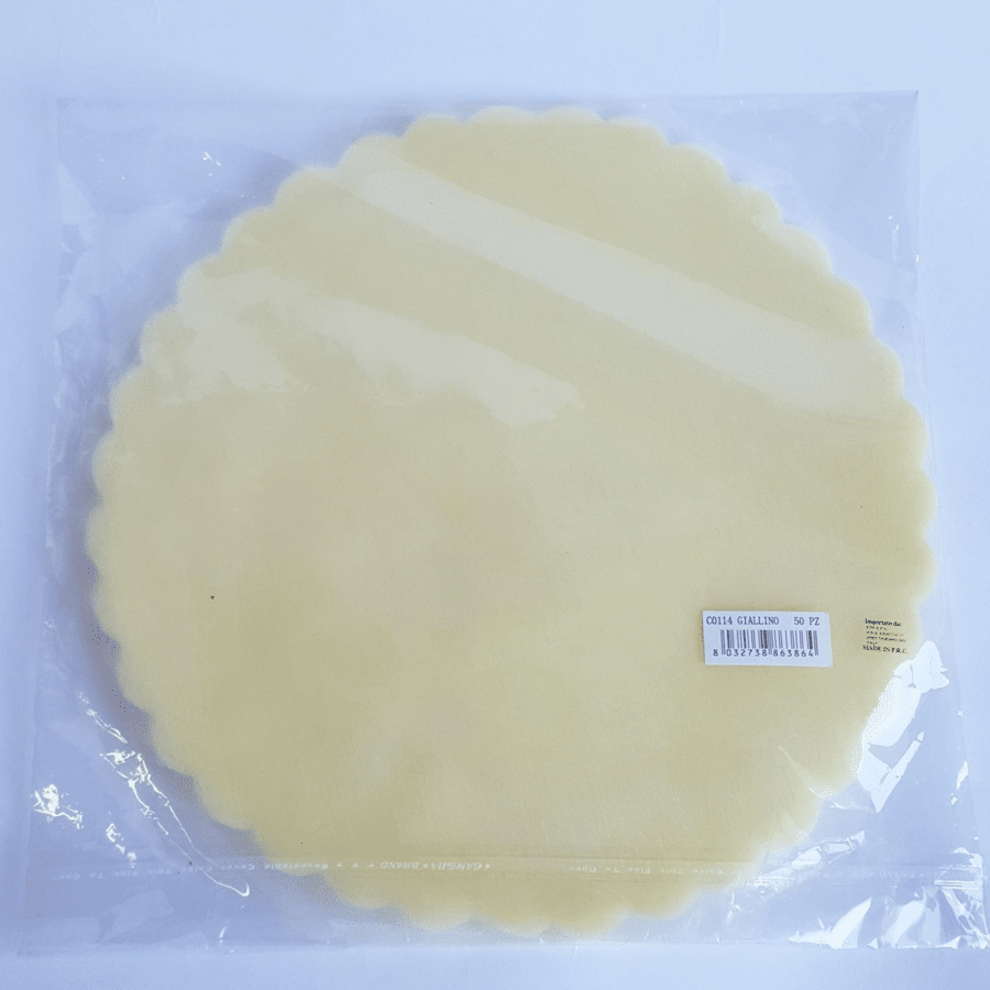 velo organza tondo per confetti fai da te d 24 cm 50 pezzi verdino chiaro art c0112 (1)