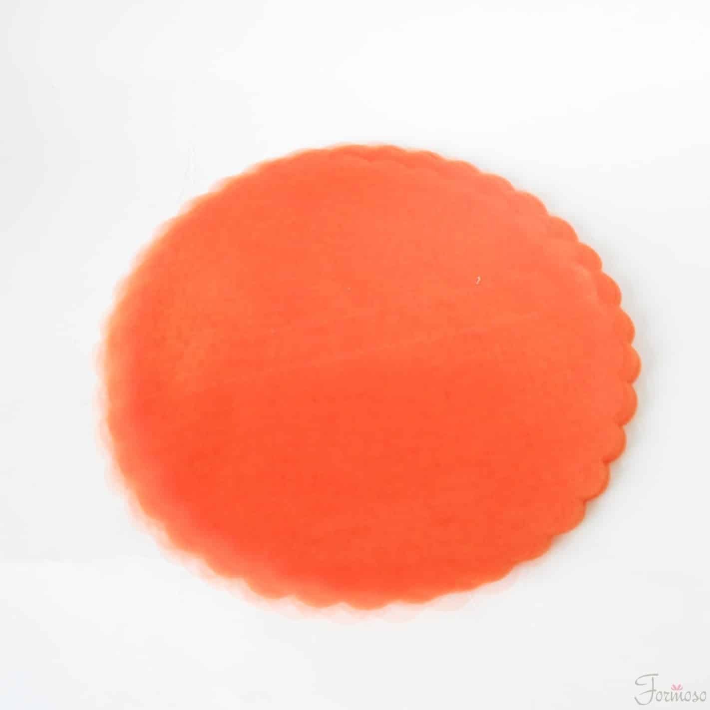 velo organza tondo per confetti fai da te d 240 mm 50 pezzi arancio art c0117
