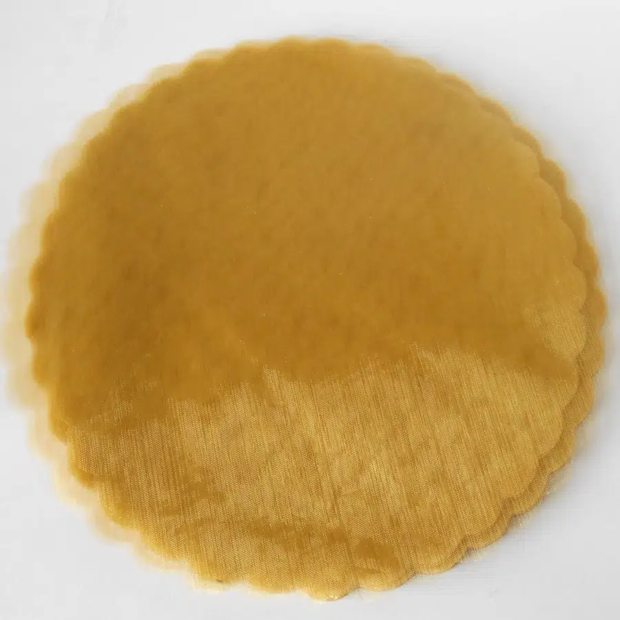 velo organza tondo per confetti fai da te d 240 mm 50 pezzi oro art c0124