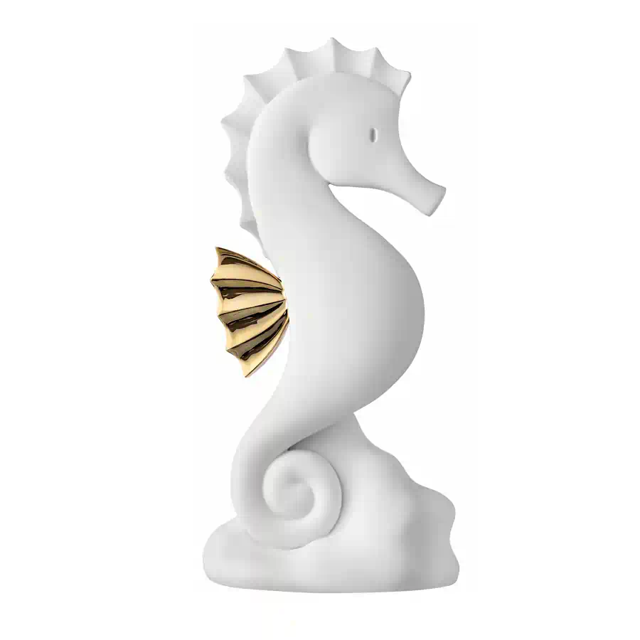 Bongelli cavallo marino h22 bianco oro cod. Me2513 2bio