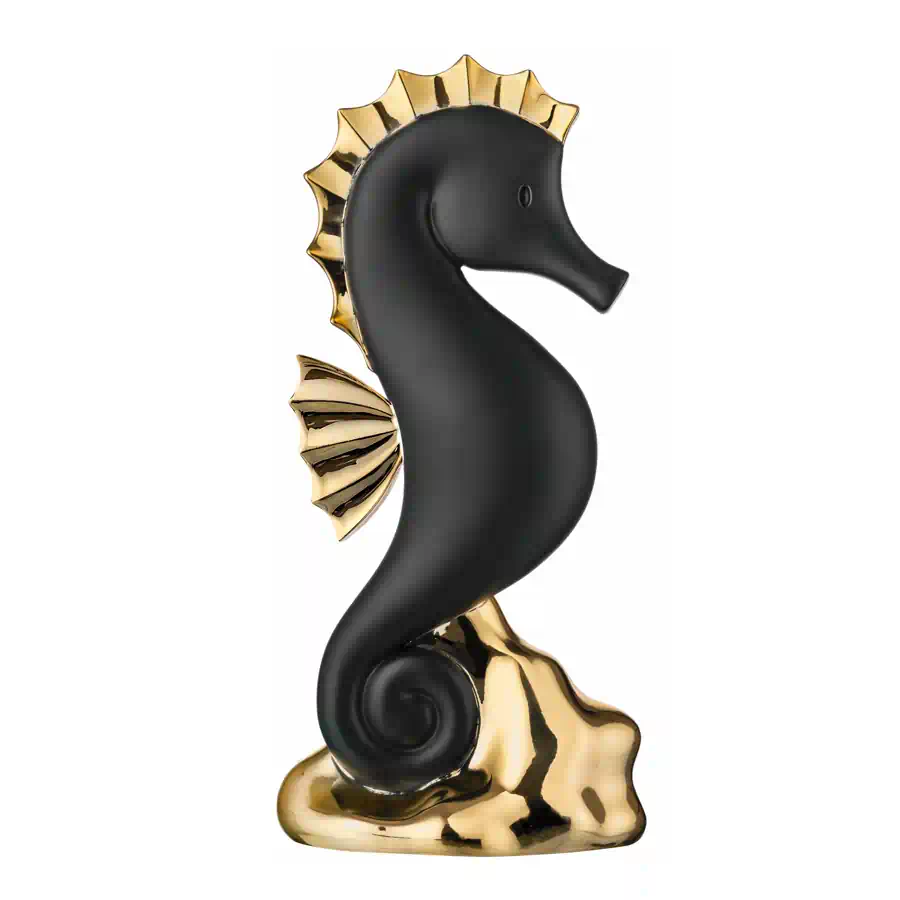 Bongelli cavallo marino h22 nero oro cod. Me2513 2nor