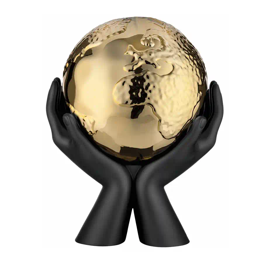 Bongelli mani nere mondo oro 9x10 cod. Me2488 1nor