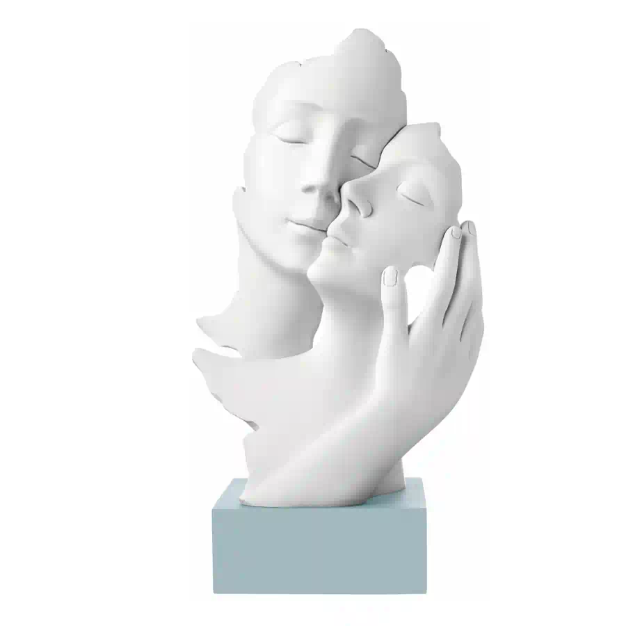 Bongelli scultura face mano h17 base nocciola cod Me2502 1cz
