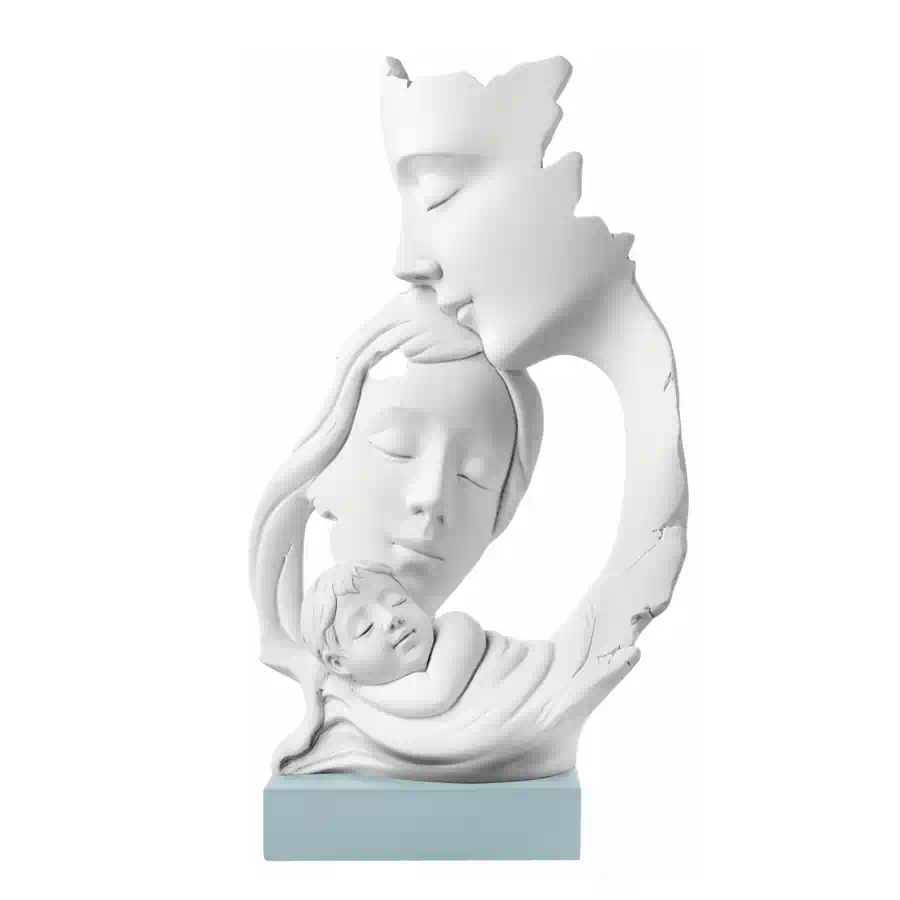 Bongelli scultura famiglia h 34 base cod. Me2501 2cz
