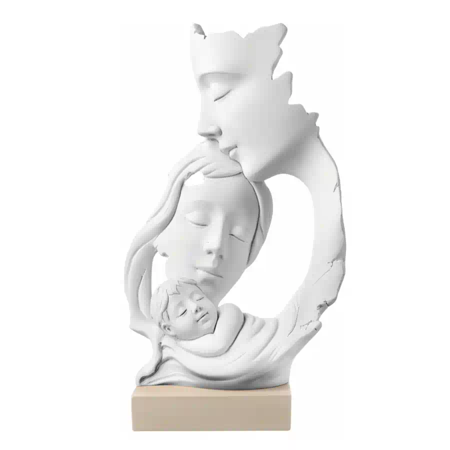 Bongelli scultura famiglia h34 base cod. Me2501 2n