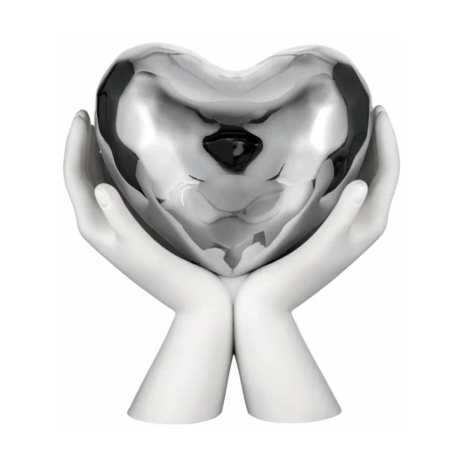 Bongelli scultura mani cuore 31x27 cod. ME2481 3BAG