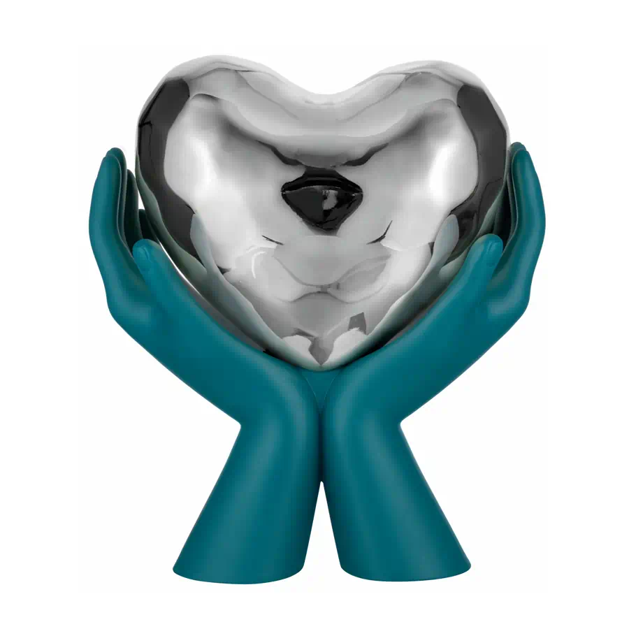 Bongelli scultura mani cuore 31x27 cod. ME2481 3OAG