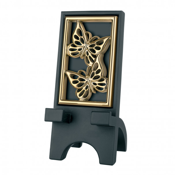 bongelli preziosi portacellulare elegante con farfalle in rilievo me2572 ne 1