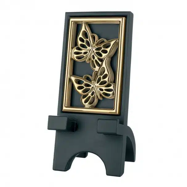 bongelli preziosi portacellulare elegante con farfalle in rilievo me2572 ne 1