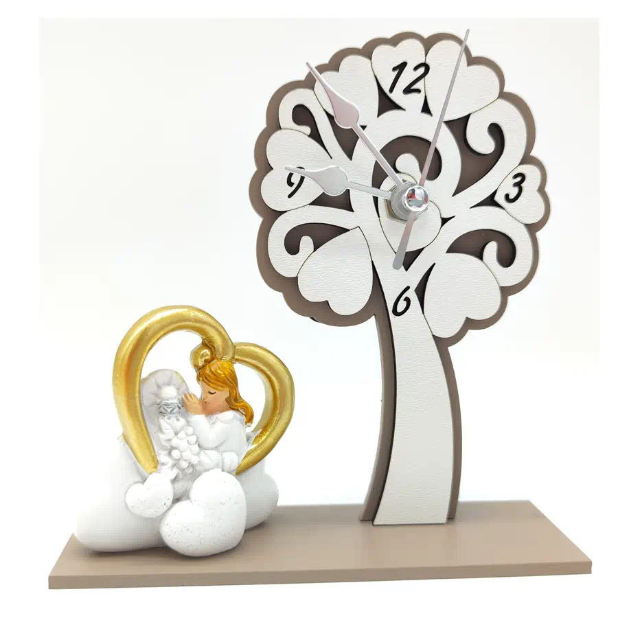 Yvonne Gontier comunione bambina con orologio e albero 8446261