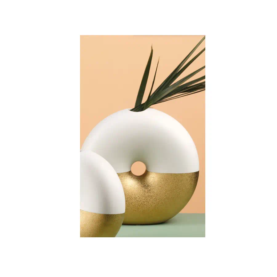 Yvonne Gontier profumatore dorato donut cod. 6032425