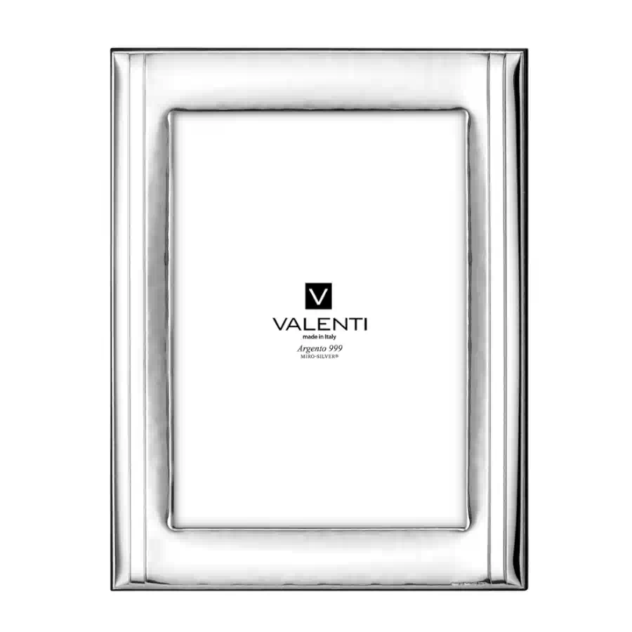 Valenti Cornice argentata lucida fasce cod. 51024 3L