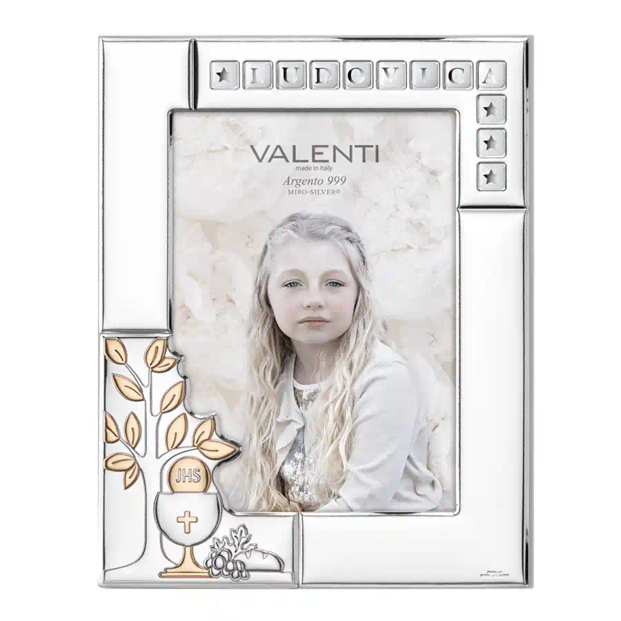 Valenti Cornice con placca albero Comunione e letterine