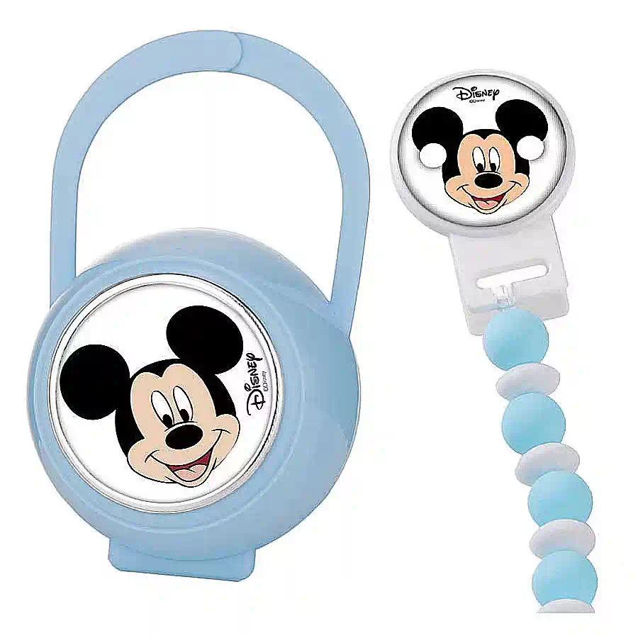 Valenti Set box + Spilla portaciuccio Mickey cod. D491 C