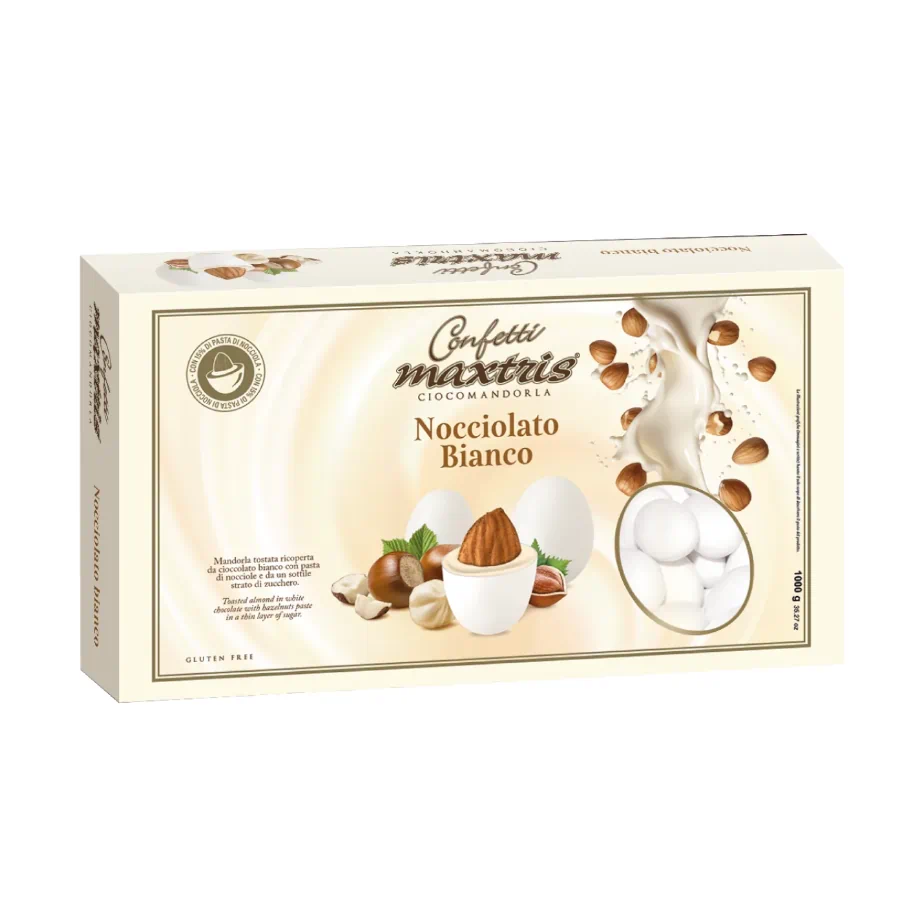 Maxtris Nocciolato Bianco confetti kg 1