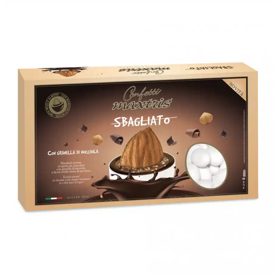 Maxtris Sbagliato Bianco confetti mandorla cioccolato latte kg 1