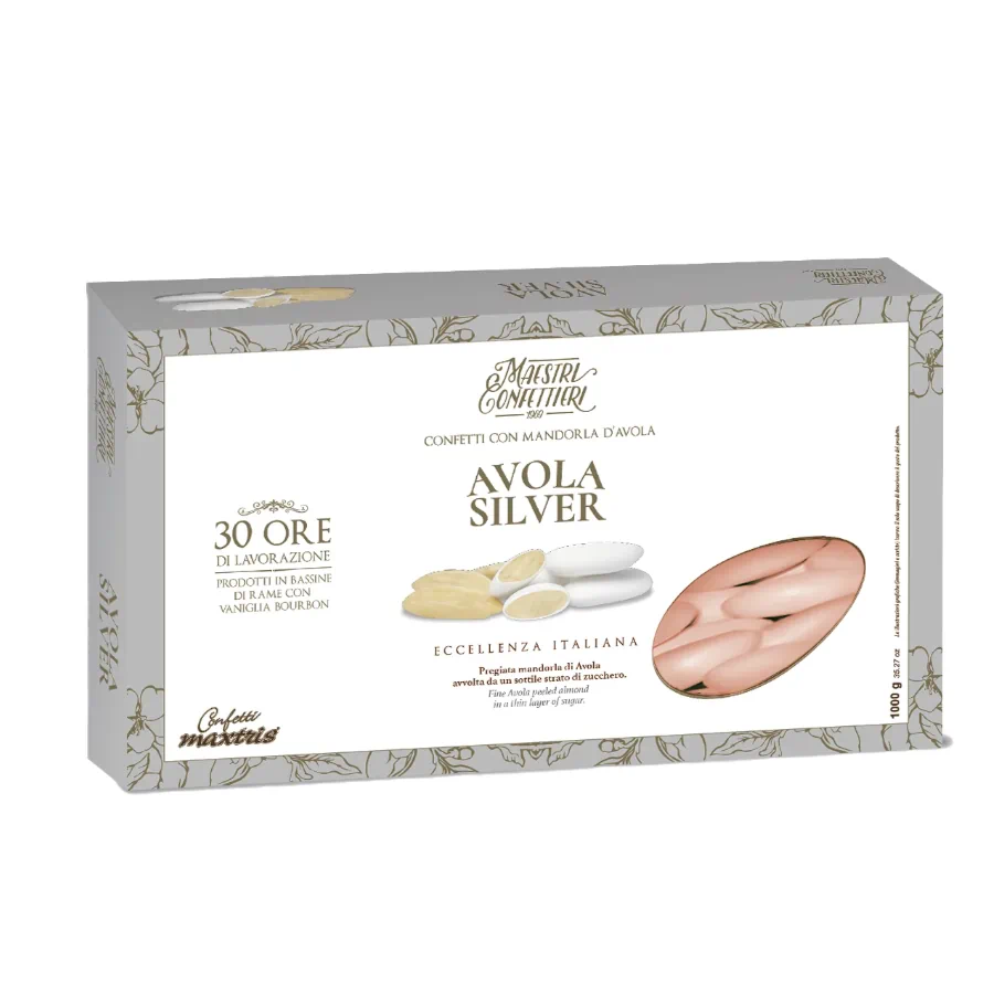 Maxtris confetti Avola Silver Rosa kg 1
