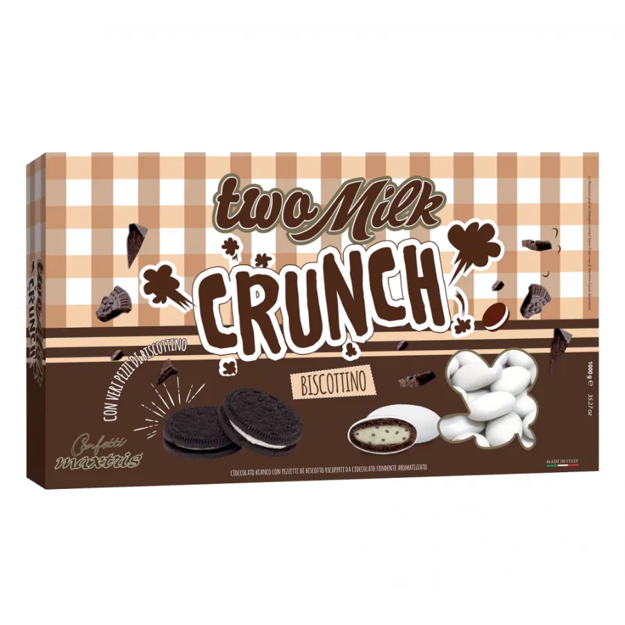 Maxtris confetti Two Milk Crunch Biscottino kg1