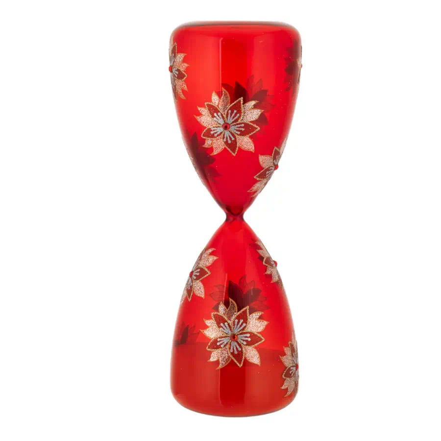 Bagutta Clessidra in vetro rossa 60 minuti N 8626 03